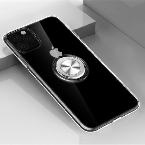 Skal med Mobilhållare för iPhone 11 Pro Max - Transparent Transparent
