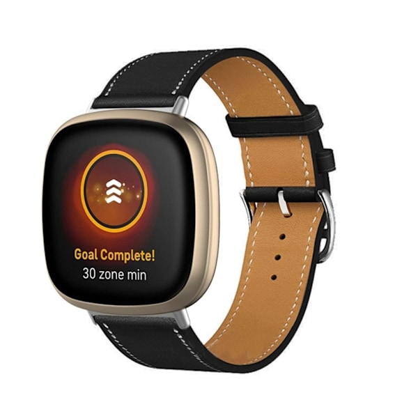 Justerbart Fitbit Versa 4 etc. band - Svart Svart