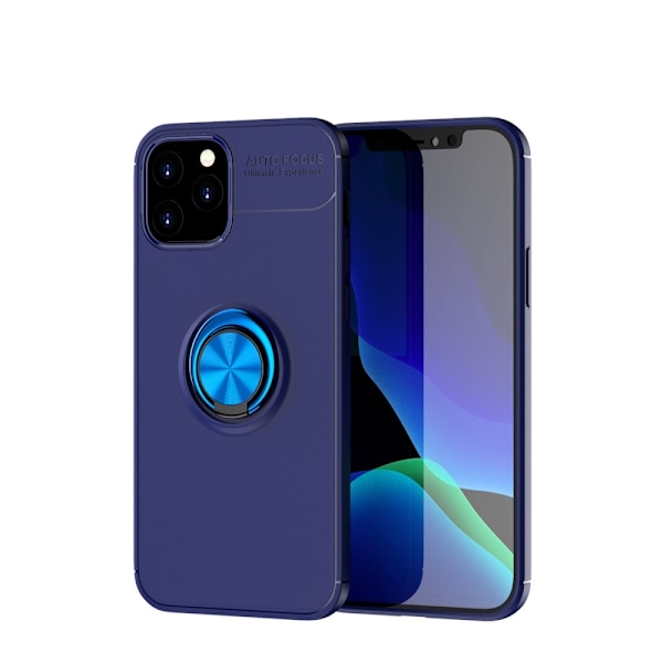 Skal Ring/Stativ för iPhone 12/12 Pro - Blå Blå