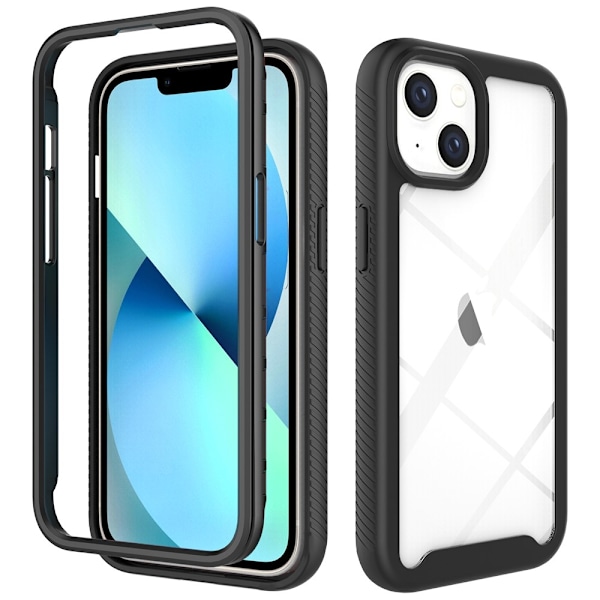 Clear TPU Skal till iPhone 14 - Svart Svart