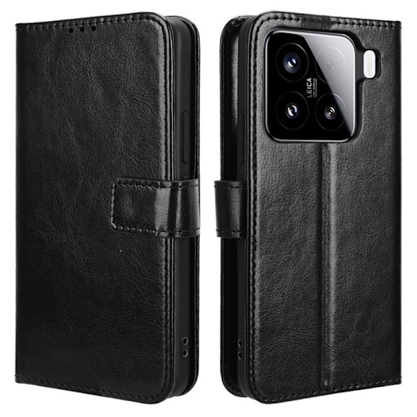 Xiaomi 15 Pro Plånboksfodral - Svart Svart