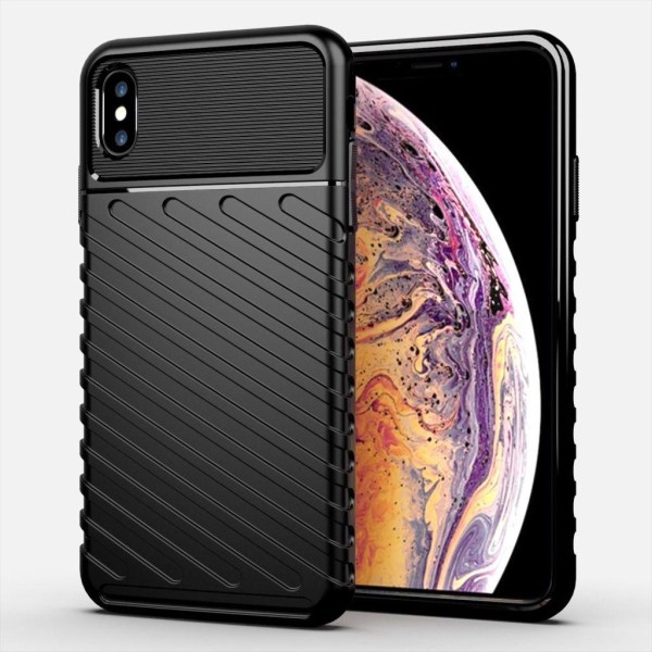 Thunder Series iPhone XS Max skal - Svart Svart