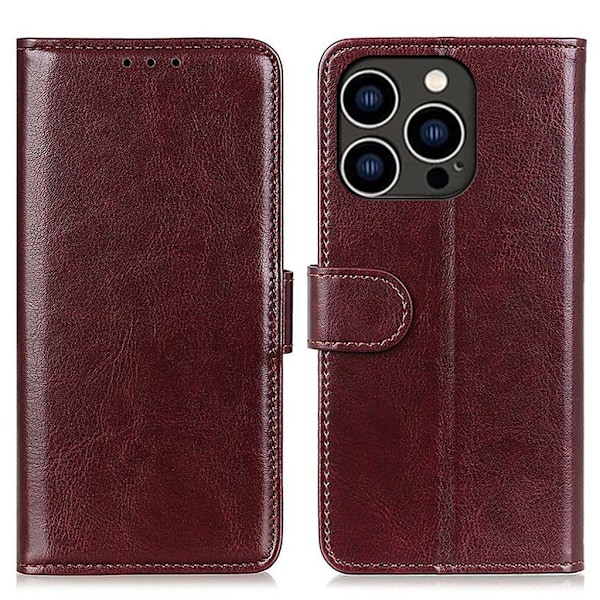 Crazy horse iPhone 16 Pro Max Fodral - Brun Brun