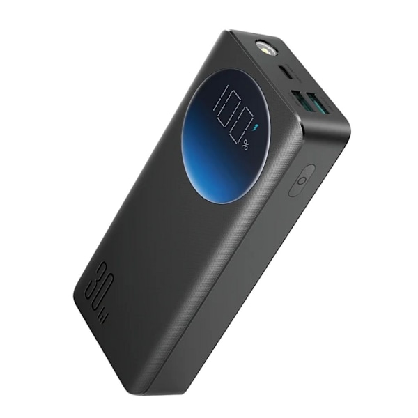 Joyroom 20000mAh Powerbank LED Display 30W PD QC- Svart Svart