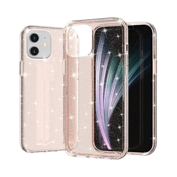 iPhone 12 Mini Skal Glitter - Guld Guld