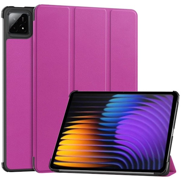 Xiaomi Pad 7 Fodral med Stativ - Lila Lila