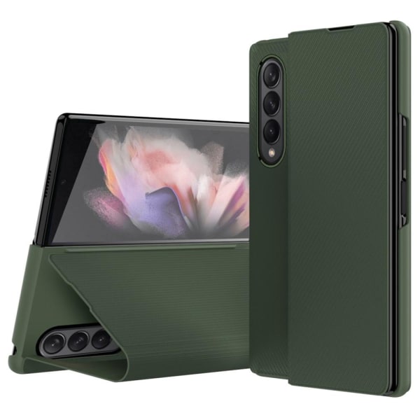 Samsung Galaxy Z Fold4 5G Kevlar Texture Phone Fodral - Grön Grön