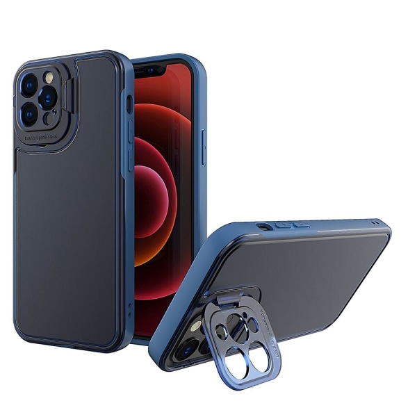 Kickstand Drop-Proof Skal för iPhone 13 - Blå Blue
