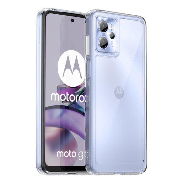 Skyddat Motorola Moto G23 etc. skal - Transparent Transparent