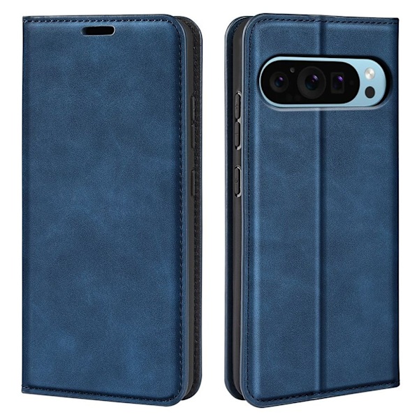 Google Pixel 9 / 9 Pro Plånboksfodral - Blå Blå