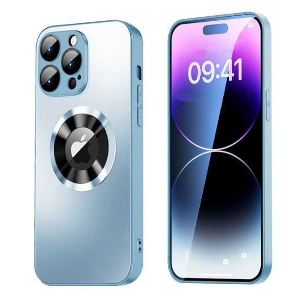 SiGN Magnetiskt Skal iPhone 15 Pro Max med linsskydd och logo vi Blå