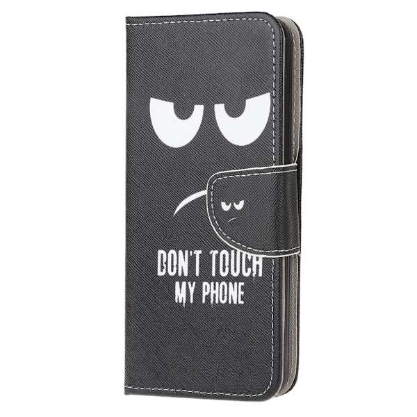 Plånboksfodral för Samsung Galaxy A12 - Don't Touch My Phone