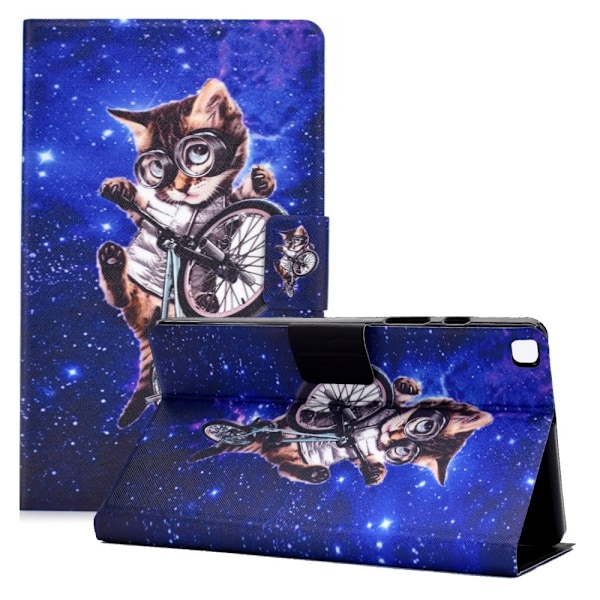 Samsung Galaxy Tab A7 Lite 8.7 fodral - Cat and Bike