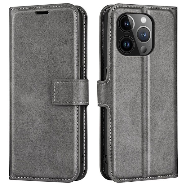 Vikbart iPhone 15 Pro Max fodral - Grått grå