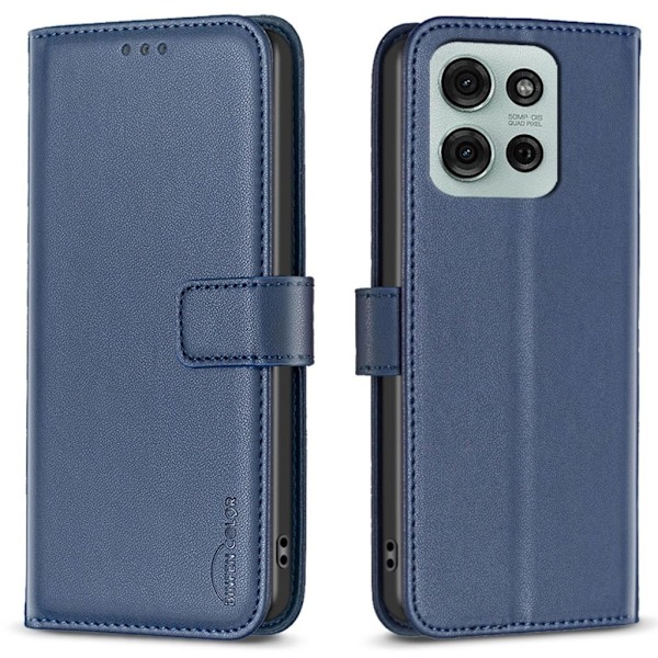 BINFEN COLOR BF17 Motorola Moto G75 5G Fodral - Blå Blå