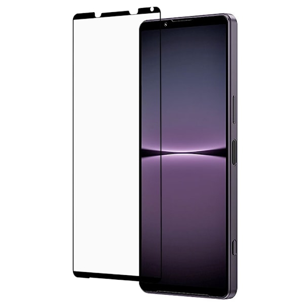 Sony Xperia 1 IV Skärmskydd i Härdat Glas - Svart Svart