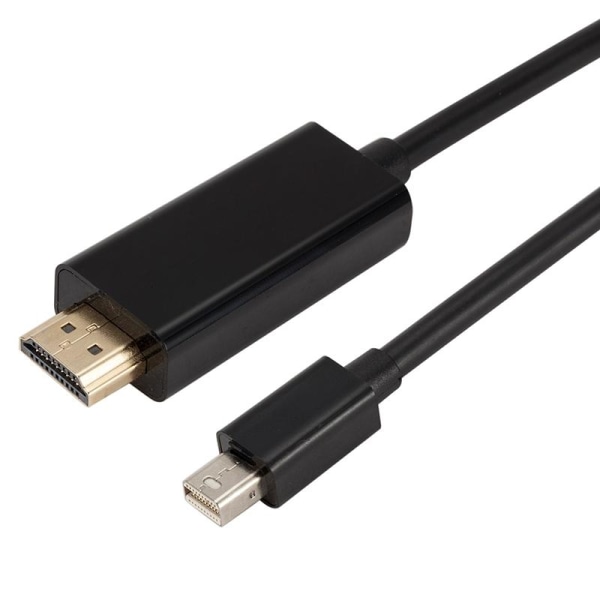 Mini DisplayPort till HDMI 1,8 m - Svart Svart