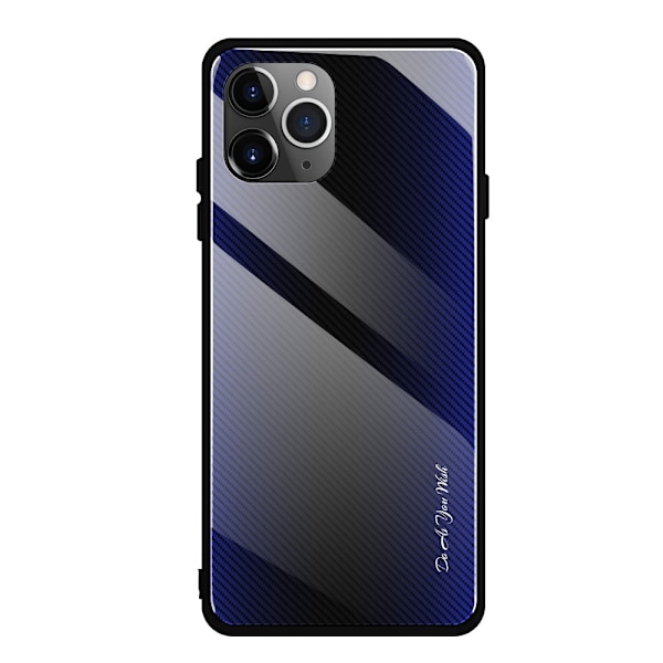 Texture Gradient Skal för iPhone 11/XR - Mörkblå Mörkblå