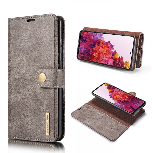 DG.MING Detachable 2-in-1 Fodral till Samsung Galaxy S20 FE - Grå grå