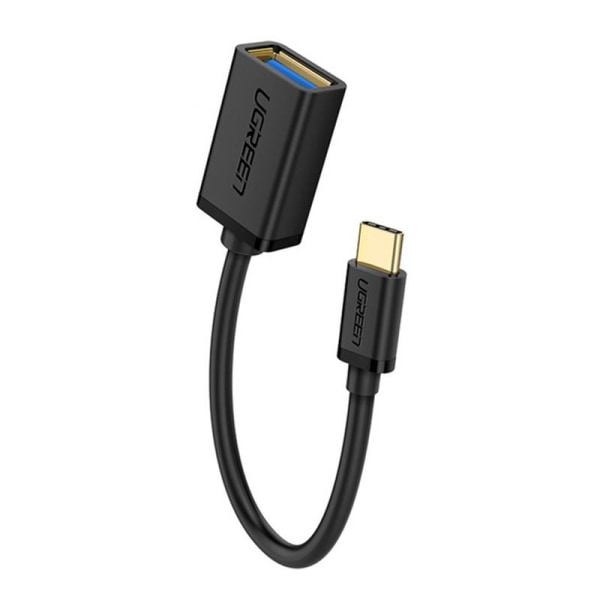 UGREEN OTG-adapter USB-A (hona) till USB-C (hane) - Svart Svart