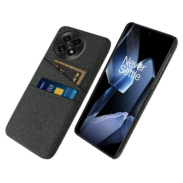 OnePlus 13 Skal med Kortfack - Svart Svart