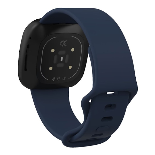Mjukt Fitbit Versa 4/ Sense 2 klockarmband - Marinblått Blå