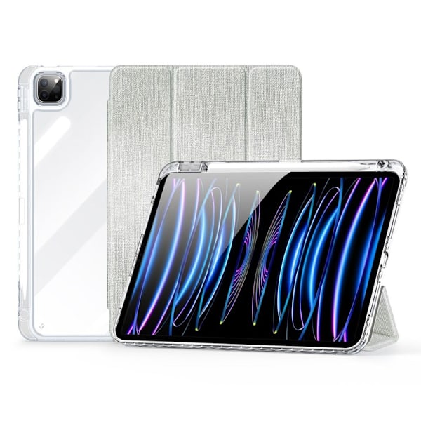 DUX DUCIS Unid Series iPad Pro 11" 2024 fodral med automatisk väckning / viloläge - Transparent / Grön Transparent