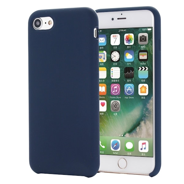 Liquid Silicone iPhone 7/8/SE 2020/SE 2022 Skal - Blå Blå