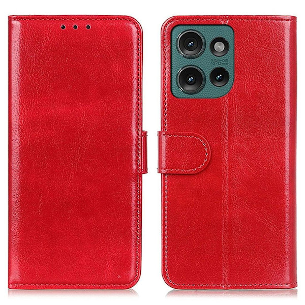 Motorola Edge 50 Neo 5G Plånboksfodral - Röd Röd