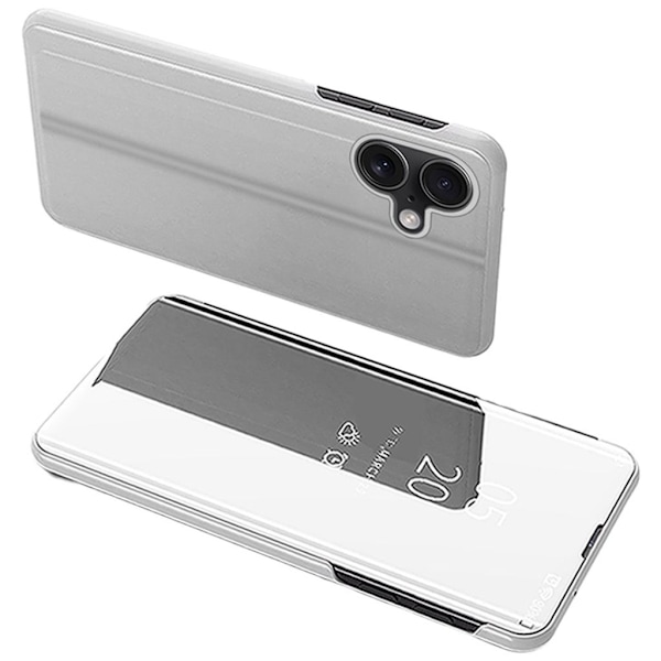 iPhone 16 Plus Fodral med View Window - Silver Silver