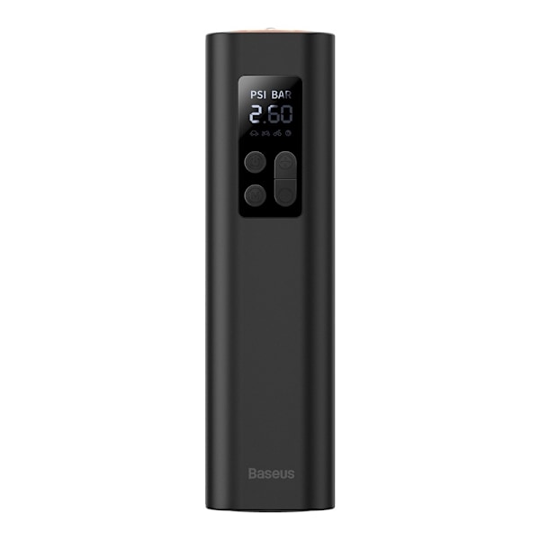 Baseus Super Mini Portabel Däckpump - Svart Svart