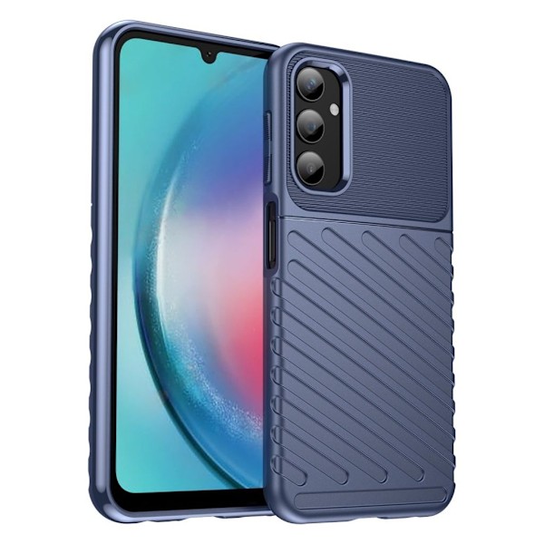 Samsung Galaxy A25 5G Thunder Series skal - Blå Blå