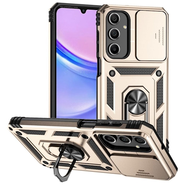 Samsung Galaxy A16 Skal med stativ - Guld Guld