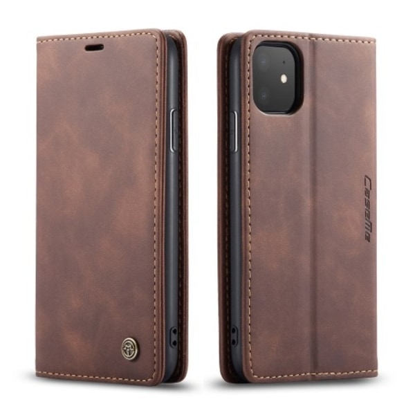 CASEME Plånboksfodral för iPhone 11 & XR - Kaffe Cofee