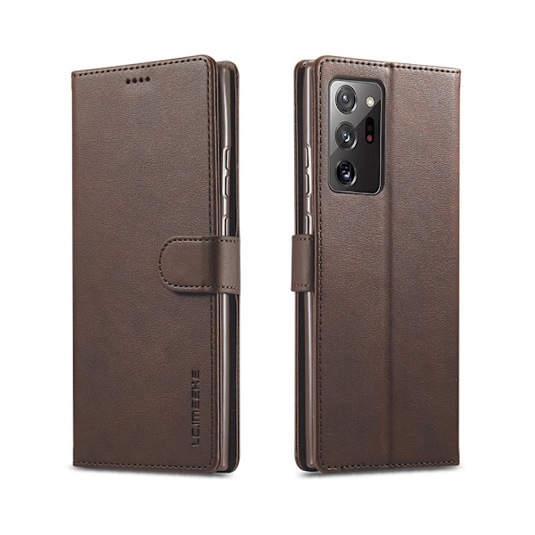LC.IMEEKE Plånboksfodral för Samsung Galaxy Note 20 - Brun Brun
