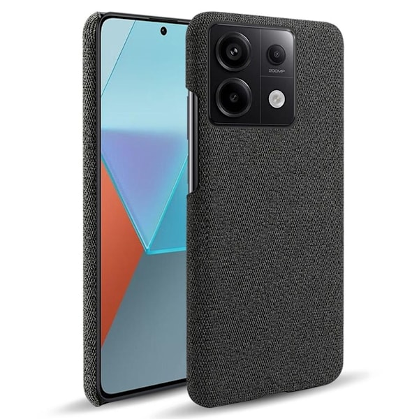 Xiaomi Redmi Note 13 Pro 5G etc. texturerat Skal - Svart Svart