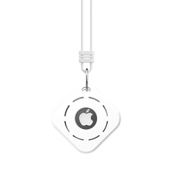Apple AirTag skal med en hållare - Vit Vit