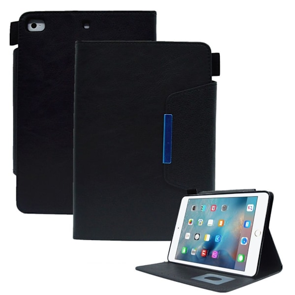 iPad 7.9" 1/2/3/4/5 Plånboksfodral med stativ - Svart Svart