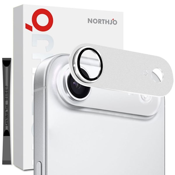 NORTHJO iPhone 17 Air Linsskydd - Silver Silver