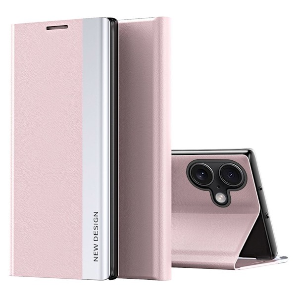 iPhone 16 Skal med stativ - Rosa Rosa