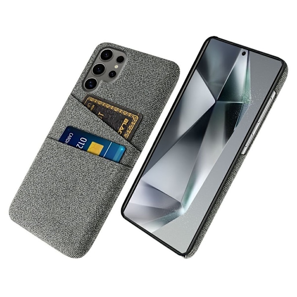 Samsung Galaxy S25 Ultra Skal med kortfack - Grå grå