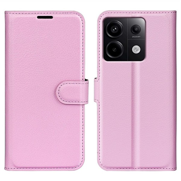 Xiaomi Redmi Note 13 Pro 5G etc. Textured Fodral - Rosa Rosa
