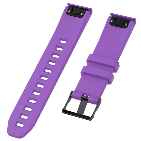 Garmin Fenix 5/Forerunner 935/945/Approach S60 etc. Klockarmband i silikon - Lila Lila