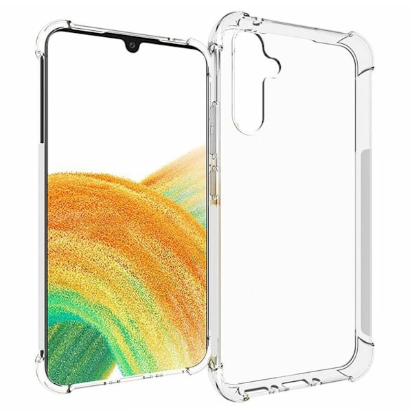 Tjockt Samsung Galaxy A34 5G skal - Transparent Transparent