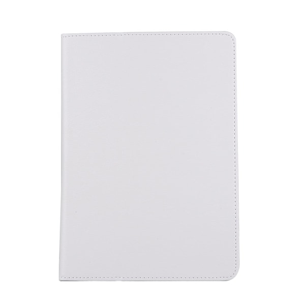 iPad 9.7" 5/6 Litchi fodral med stativ - Vit Vit