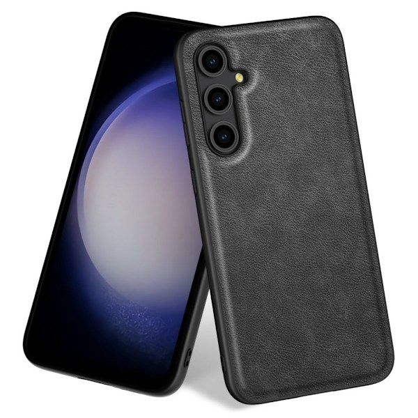 Samsung Galaxy A36 5G Skal i PU-läder - Svart Svart