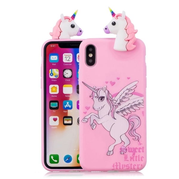 Stöttåligt Skal till iPhone X/XS - Enhörning Unicorn