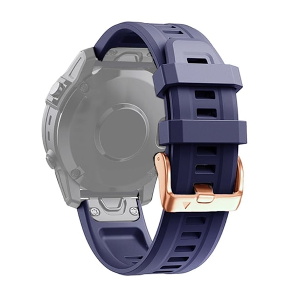 Garmin Fenix 6S Klockarmband i silikon - Blå Blå