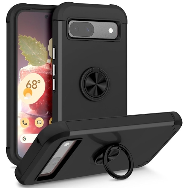 Google Pixel 8a skal med stativ - Svart Svart
