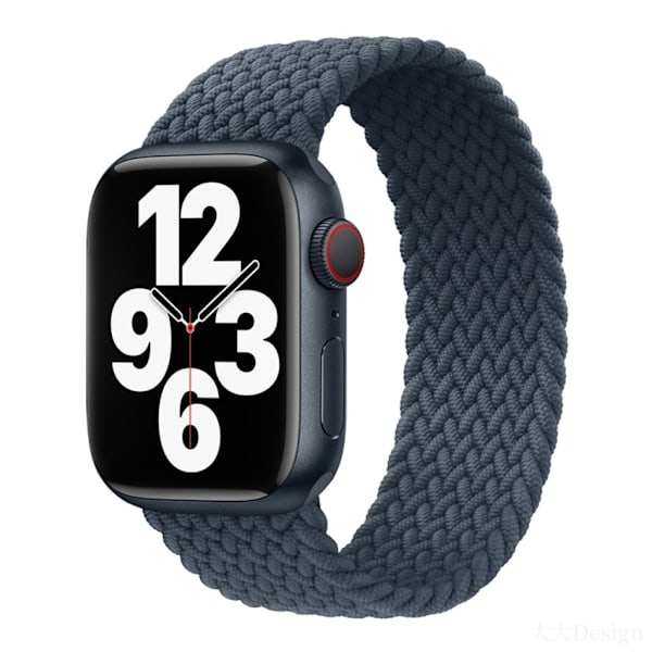 Apple Watch Ultra/Ultra 2 49mm etc Klockarmband i Nylon - Blå Blå